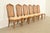 Thomasville French Provincial Louis XV Carved Walnut and Cane Back Dining Chairs, Set of Six For Sale - Image 13 of 13