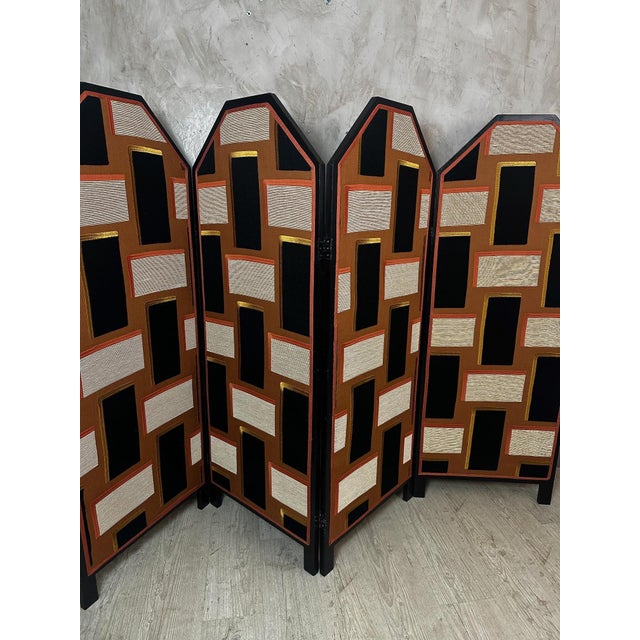 Vintage Reupholstered Screen, 1920s For Sale - Image 12 of 18