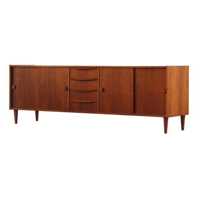 Mid-Century Danish Lowboard in Teak, 1960s For Sale