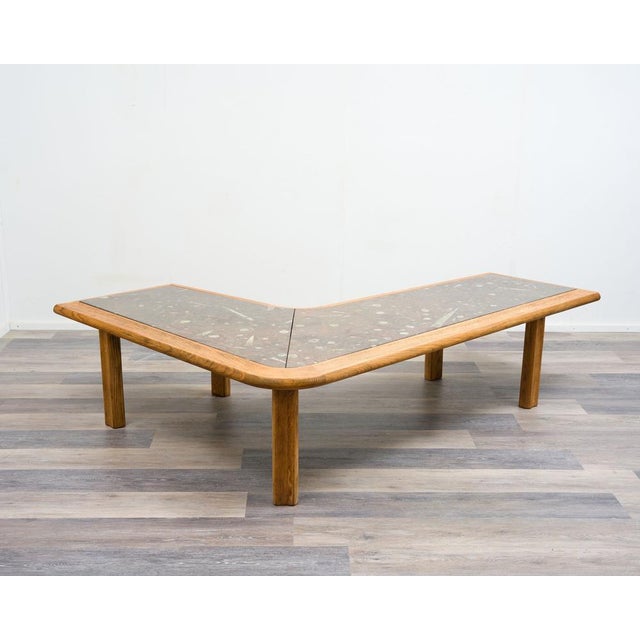 Boomerang Coffee Table in Marble, 1970s For Sale - Image 4 of 11