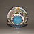 Metal 1960s Chinese Cloisonne Peony Gaiwan Teacup With Saucer For Sale - Image 7 of 9