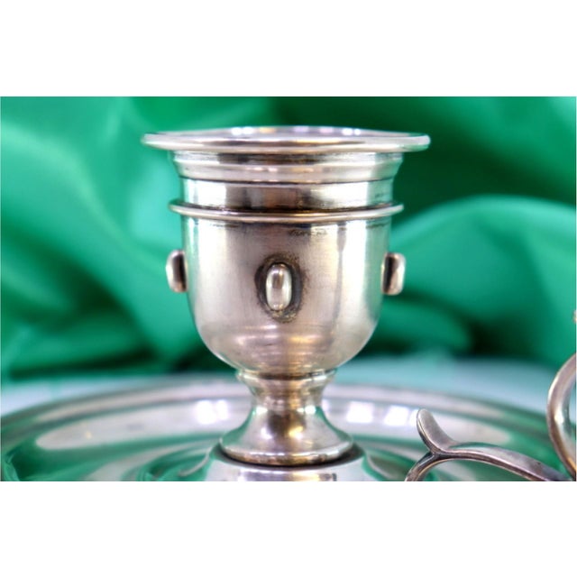 Plain Silver Paddle with Applications and Friezes on the Base For Sale - Image 5 of 6
