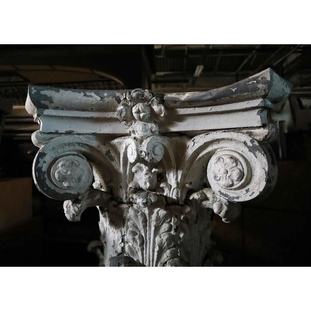 Column Capital Antique Zinc For Sale In New York - Image 6 of 11