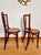 J & J Kohn & Mundus Pair Antique J & J Kohn Mundus Model 337 Bentwood Cafe Chairs Iris Marquetry Seats For Sale - Image 4 of 17