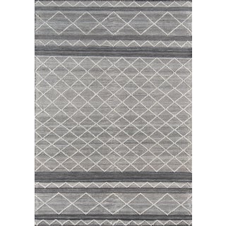 Momeni Contemporary Indoor/Outdoor Hermosa Cloud Rug in Grey, 2' x 3' For Sale