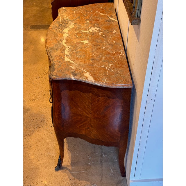 19th Century French Marble Top Commode For Sale - Image 11 of 15