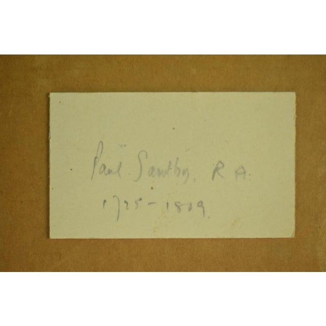 Art Sz: 4 1/4"H x 3 1/2"W Frame Sz: 8"H x 7"W Paul Sandby RA (1731 – 7 November 1809) was an English map-maker turned...