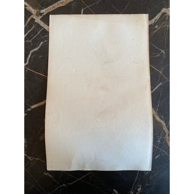 18th Century French Antique 18th Century “Le Heron” Bird Engraving Hand Colored Artwork For Sale - Image 5 of 5