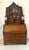 Antique Dutch Marquetry Walnut Bureau Bookcase, 1780 For Sale - Image 18 of 18
