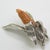 Vintage Italian Handmade Genuine Silver Corncob Ear of Corn Figurine Miniature For Sale - Image 4 of 9