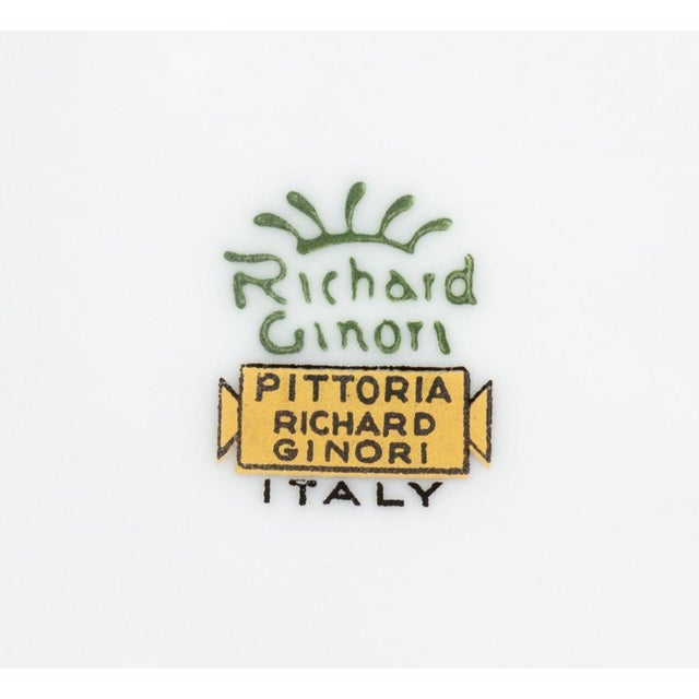 White Late 20th Century Richard Ginori "Pittoria" Demitasse Service, 22 pcs For Sale - Image 8 of 17