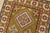 Kazak Runner 2’1” X 5’11” Green Wool Tribal Hand-Knotted Oriental Rug For Sale In Philadelphia - Image 6 of 10