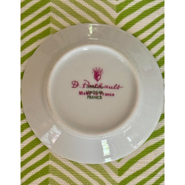 Ceramic D Porthault Limoges Les Coeurs Pink Hearts Trinket Dish For Sale - Image 7 of 12