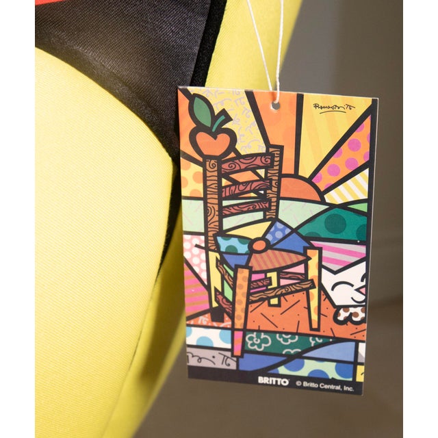 Early 21st Century Romero Britto Rare Pop Art Accent Armchair For Sale - Image 5 of 8