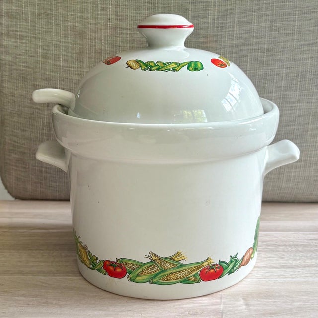 Vintage Campbell's Soup Tureen With Lid & Ladle - By Westwood Ceramic, For Sale - Image 9 of 10