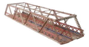 Vintage Erector Set Architectural Trestle Bridge Model