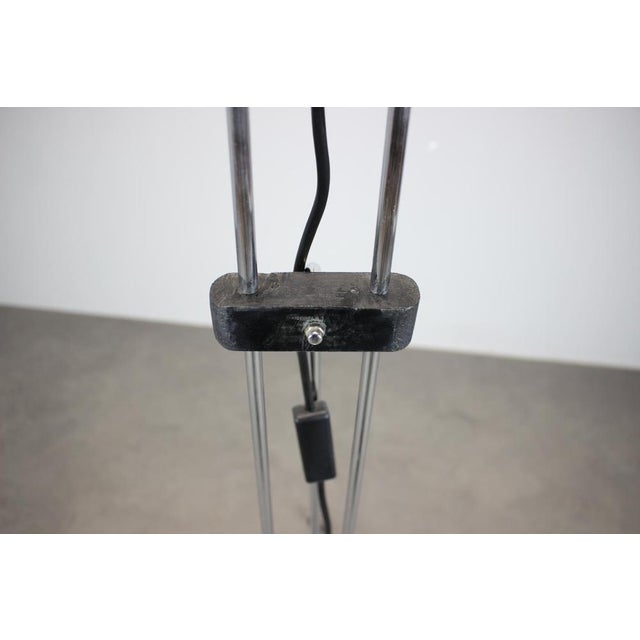 Italian Space Age Adjustable Chrome Floor Lamp, 1960s For Sale - Image 6 of 14