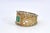 18k Renaissance Inspired Ring W/Emerald Center, Size 7.25 For Sale In Los Angeles - Image 6 of 11