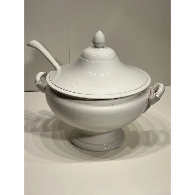 辰年　筒茶碗見立て Vintage Belgium Ceramic Soup Tureen - #349 | Chairish