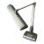 Vintage Dazor Model Ul-P-2324 Adjustable Desk Lamp 18v Aluminum Articulating Industrial Style For Sale