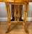 Late 20th Century Sculpted Bamboo Side Table With Hand Decorated Top For Sale - Image 5 of 9