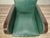 Brown Art Deco Club Chairs in Walnut and Green Eco-Leather, 1940, Set of 2 For Sale - Image 8 of 18