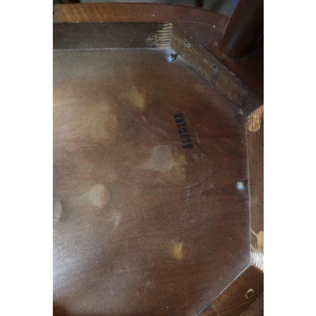 Wood Set of Six Baumann Bistro Chairs, 1930s, Set of 6 For Sale - Image 7 of 10