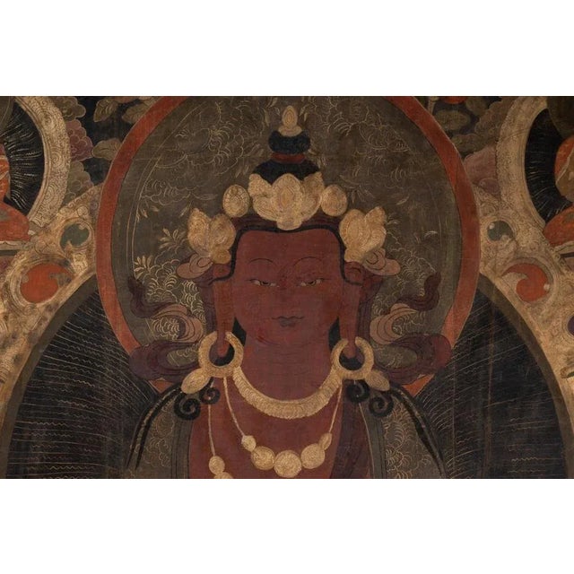 Tibetan Thangka Decoration For Sale - Image 5 of 9