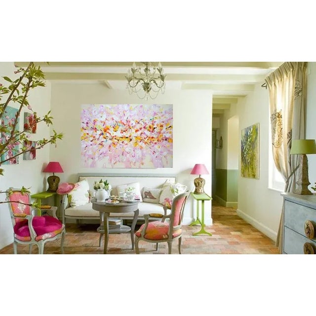 Textile Pink. Modern Original Painting. Artys Bound For Sale - Image 7 of 8