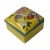 Contemporary Yellow Flower Painting Square Porcelain Box - Jewelry Box For Sale - Image 4 of 6