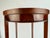 Vintage Mahogany Oval Side Table With Cross-Stretcher Base For Sale - Image 4 of 9