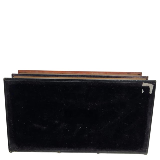 Vintage Trompe L’Oeil Leather-Look Faux Book Desk Organizer & Letter Tray - Pair For Sale - Image 12 of 12