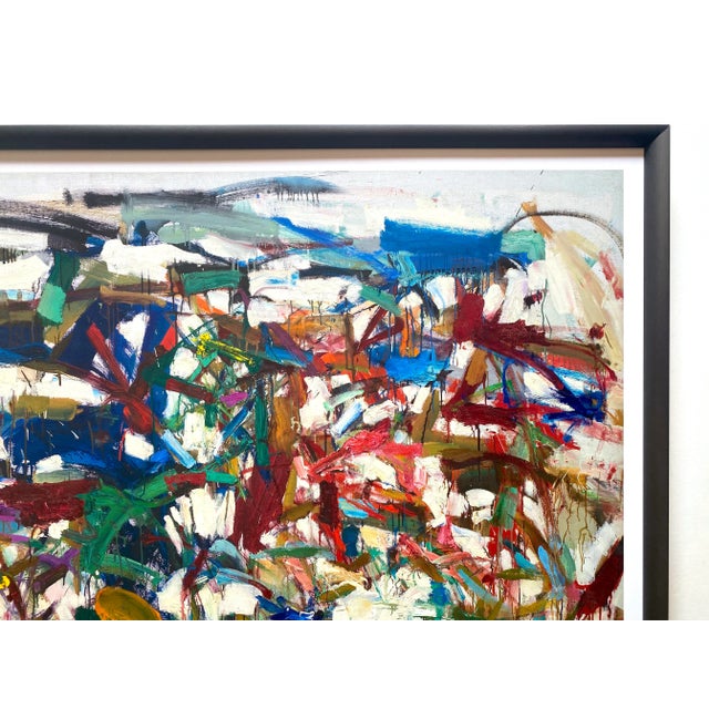 Olive Joan Mitchell Estate Abstract Expressionist Lithograph Print Framed Modernist Poster " Ladybug " 1957 For Sale - Image 8 of 13