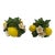 Capodimonte Lemon Candles Holders, Set of Two For Sale