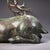 Late 19th Century Bronze Deer Oil Lamp With Inscription, 2300g, Archaic Style For Sale - Image 9 of 10