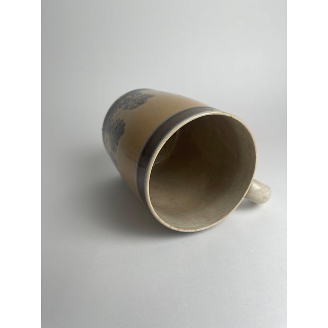 19th Century English Mocha Ware Seaweed Dendritic Mug For Sale In Austin - Image 6 of 6
