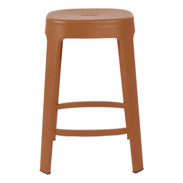 RS Barcelona Ombra Counter Stool, Terra Cotta For Sale
