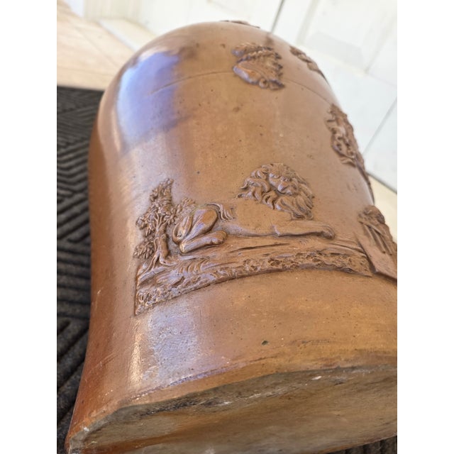 Extra Large Antique English Stoneware Storage Jar For Sale - Image 14 of 18