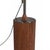 Black 1980s 92" Tambo Floor Lamp in Black Nickel by Nova of California, 1980s - Mid Century Arc Lamp, Pool Blue Shade, Dark Walnut Base, Dimmable For Sale - Image 8 of 9
