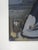 Mid 20th Century Mid 20th Century Woman in Gray Painting For Sale - Image 5 of 9