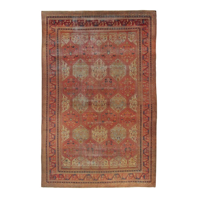 Antique Oversized Turkish Anatolian Rug With Geometric Medallions - Rug & Kilim For Sale