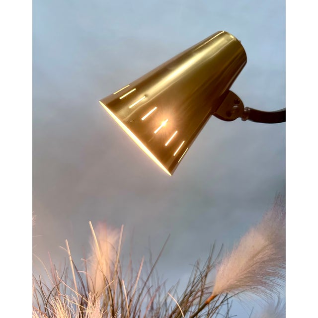 Adjustable Scissor Wall Lamp in Brass Metal from Pfäffle, West Germany, 1960s For Sale - Image 11 of 18