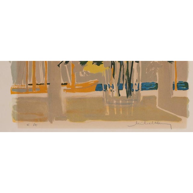 Michel Henry, Bouquet of Yellow Flowers, Lithograph For Sale - Image 4 of 6