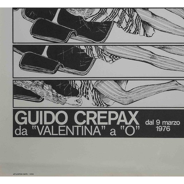 from Valentina to O "Valentina" to "O" is an vintage offset realized in 1976 by Guido Crepax. Not signed. This artwork was...