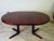 Danish Modern Rosewood Extending Dining Table With 1 Leaf. Beautiful Bookmatched Rosewood Grain Throughout. Table Is...