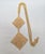 Gold Vintage 1967 Signed Napier Goldtone Woven Diamond Shaped Pendants Necklace For Sale - Image 8 of 8