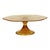 Beautiful large vintage amber-colored cake stand, cake platter, or platter with a floral and diamond pattern, featuring an...