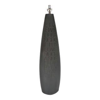 Live Well Laugh Often Modern Art Lamp For Sale