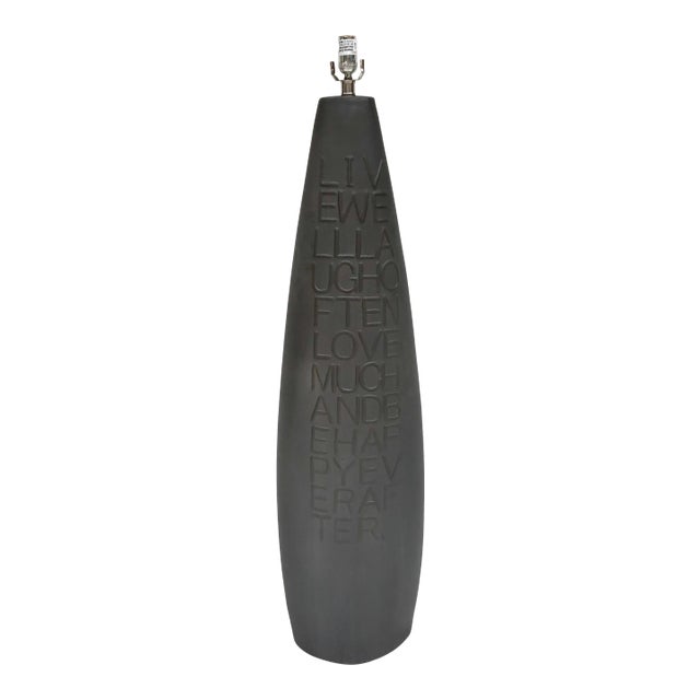 Live Well Laugh Often Modern Art Lamp For Sale