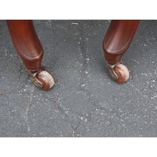 Victorian Late 1880s Carved Inlay Side Chairs a Pair 6643 For Sale - Image 9 of 17